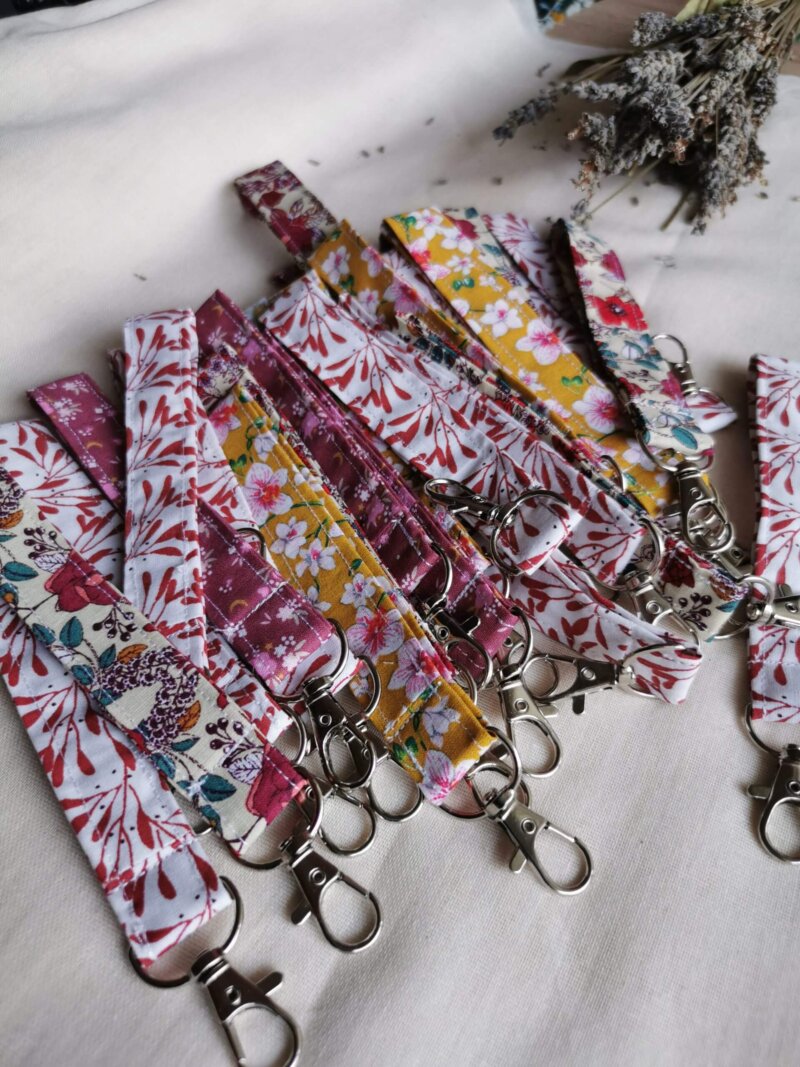 Porte clé en tissu