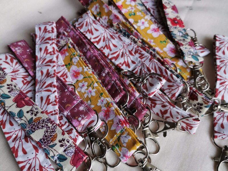 Porte clé en tissu