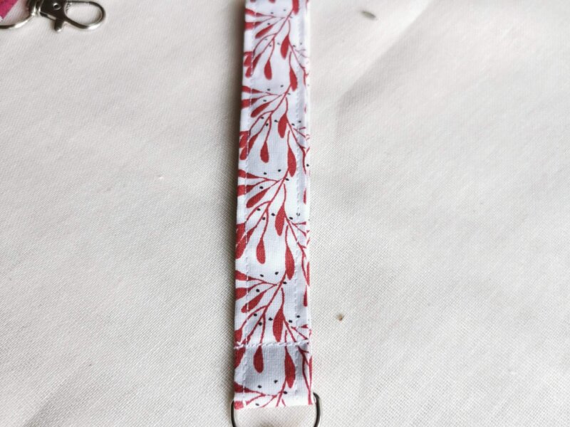 Porte clé en tissu - Blanc