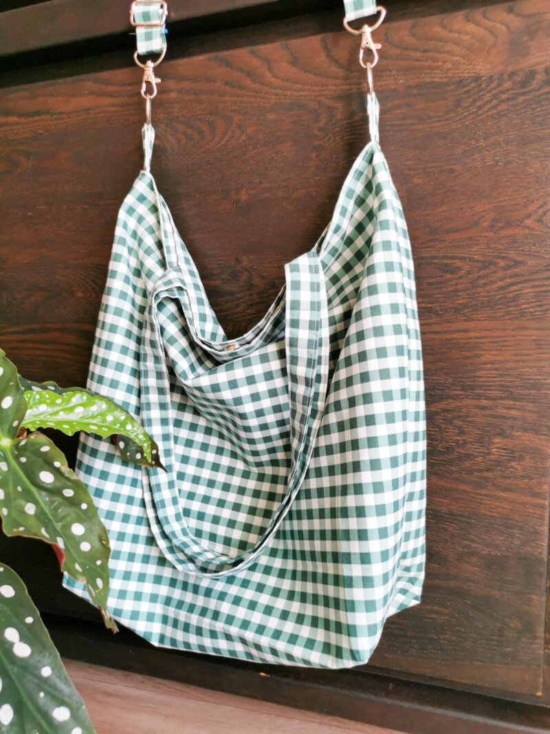 Sac cabas vichy, sac cabas gingham, sac cabas ajustable, sac de courses, sac cabas, sac tote, tote, tote bag, cadeau fait main, sac fourre-tout, sac tendances, cadeau, artisanant, saruimagine