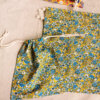 Lot de 3 sacs à vrac jaune fleurs, Lot de 3 sacs à vrac bleu, sac à vrac, sac zéro déchets , produits zéro déchets, sac à vrac en lot, sac à légumes, sac à fruits, sac en coton, saruimagine