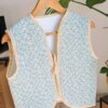 Gilet/Veste sans manches, veste matelassée, gilet matelassé, gilet, veste, saruimagine, vêtement fait main, cadeau fait main, création artisanale, vêtement artisanal
