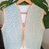 Gilet/Veste sans manches, veste matelassée, gilet matelassé, gilet, veste, saruimagine, vêtement fait main, cadeau fait main, création artisanale, vêtement artisanal