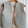 Gilet/Veste sans manches, veste matelassée, gilet matelassé, gilet, veste, saruimagine, vêtement fait main, cadeau fait main, création artisanale, vêtement artisanal