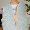 Gilet/Veste sans manches, veste matelassée, gilet matelassé, gilet, veste, saruimagine, vêtement fait main, cadeau fait main, création artisanale, vêtement artisanal
